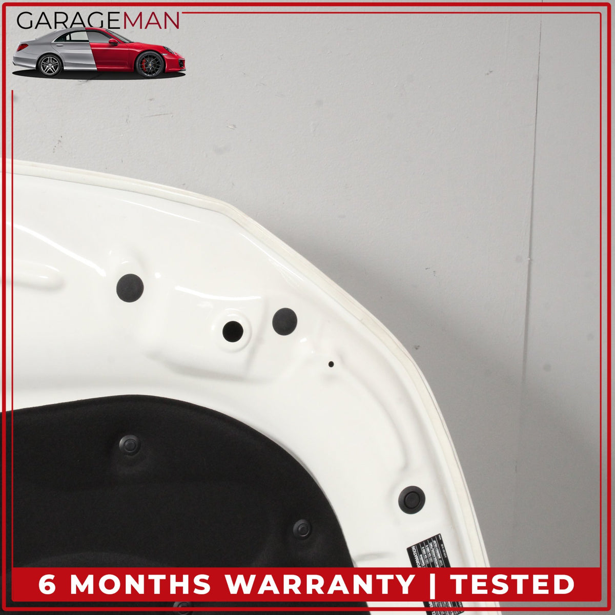 2014-2019 Mercedes C117 CLA250 Sedan Front Hood Bonnet Panel Calcite White OEM