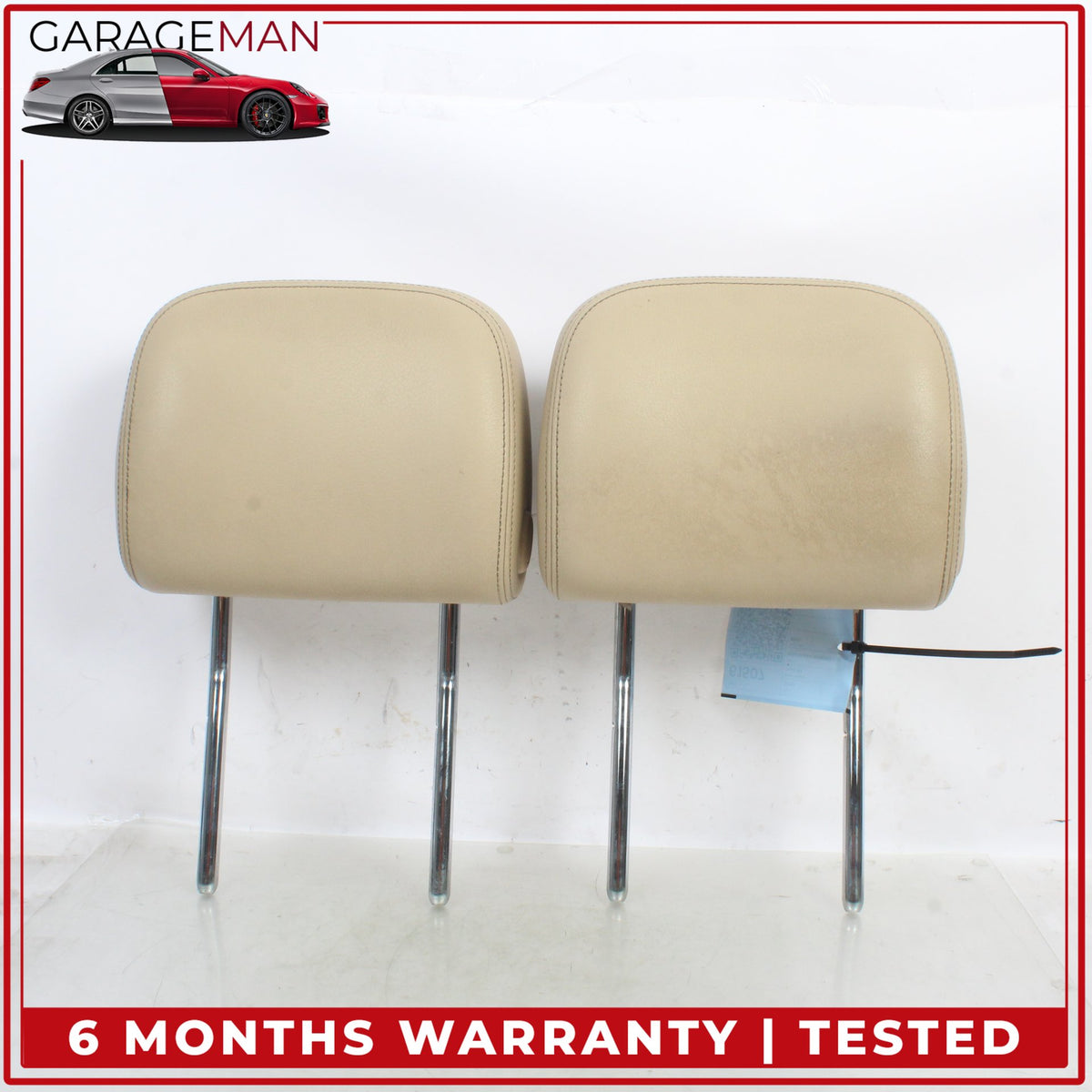 2012-2018 Audi A7 S7 RS7 Front Left and Right Side Seat Head Rest Set OEM