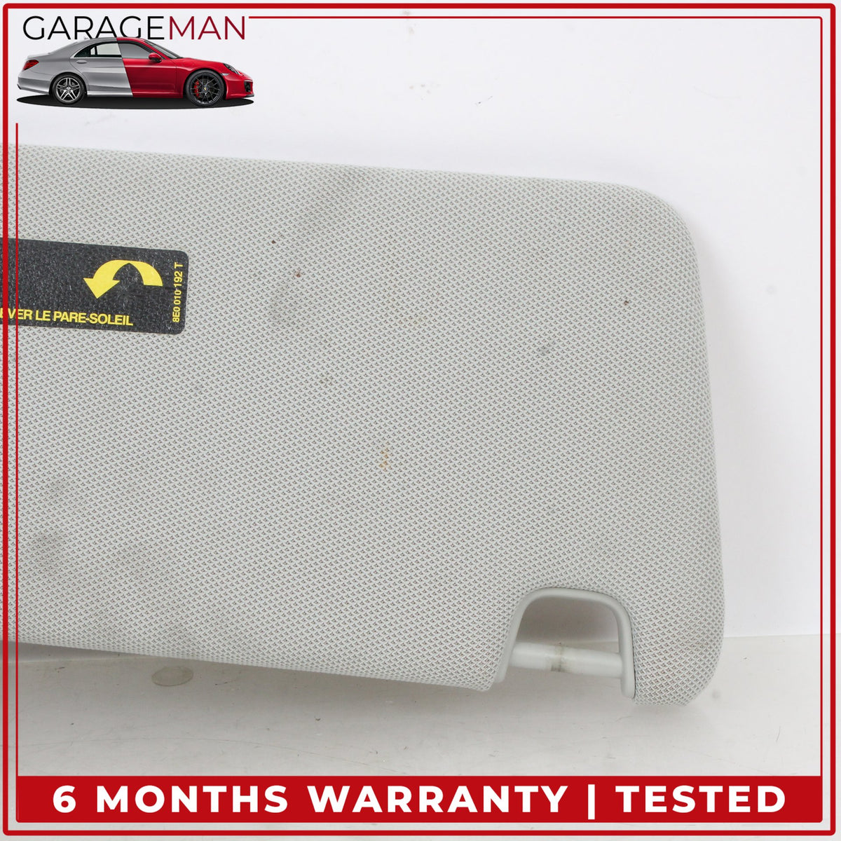 2011-2018 Audi A8 S8 Front Left and Right Side Sun Visor Set Gray 4H0857551 OEM