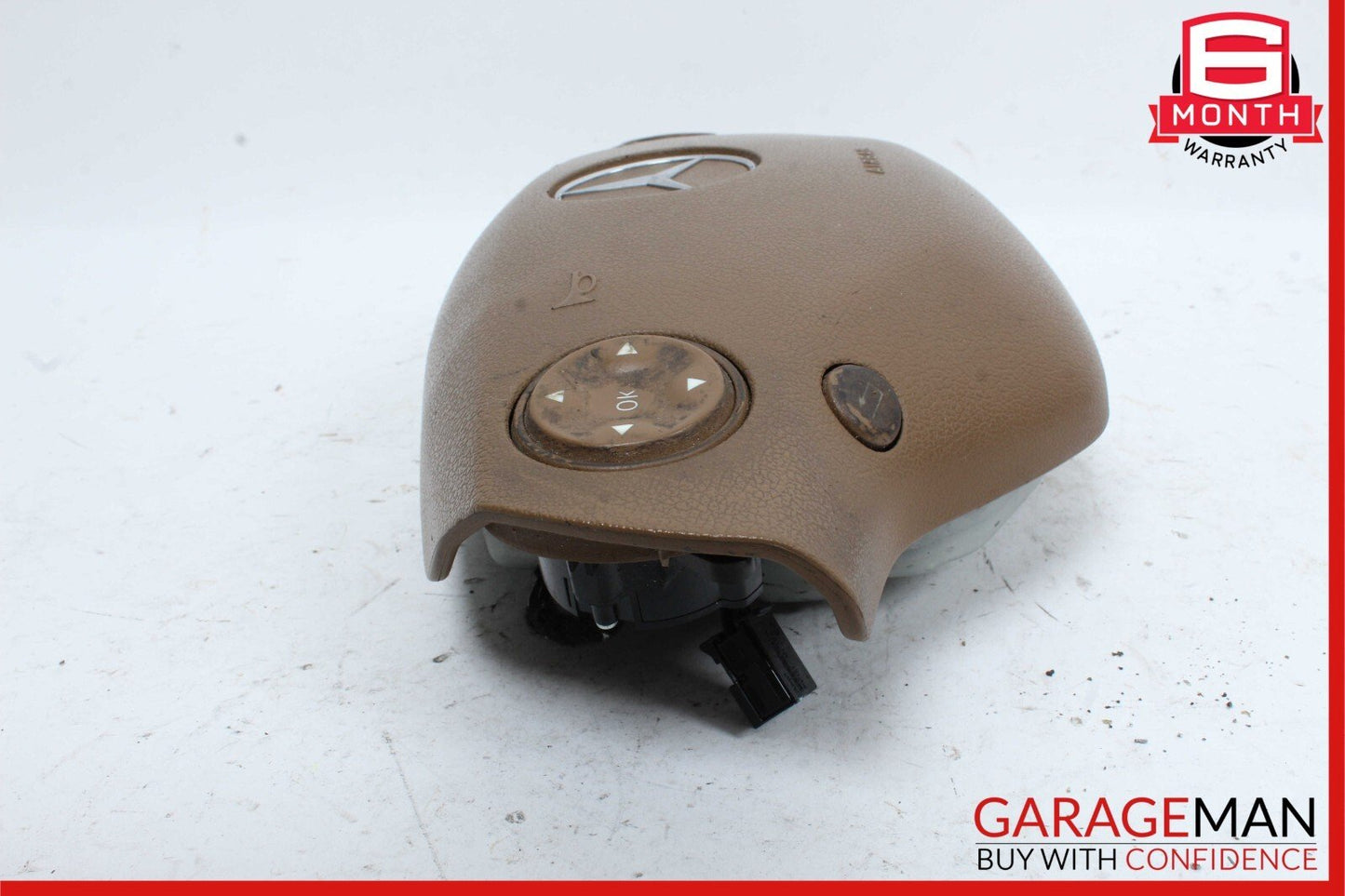 07-10 Mercedes W221 S550 CL600 Steering Wheel Airbag Air Bag Assembly Brown OEM