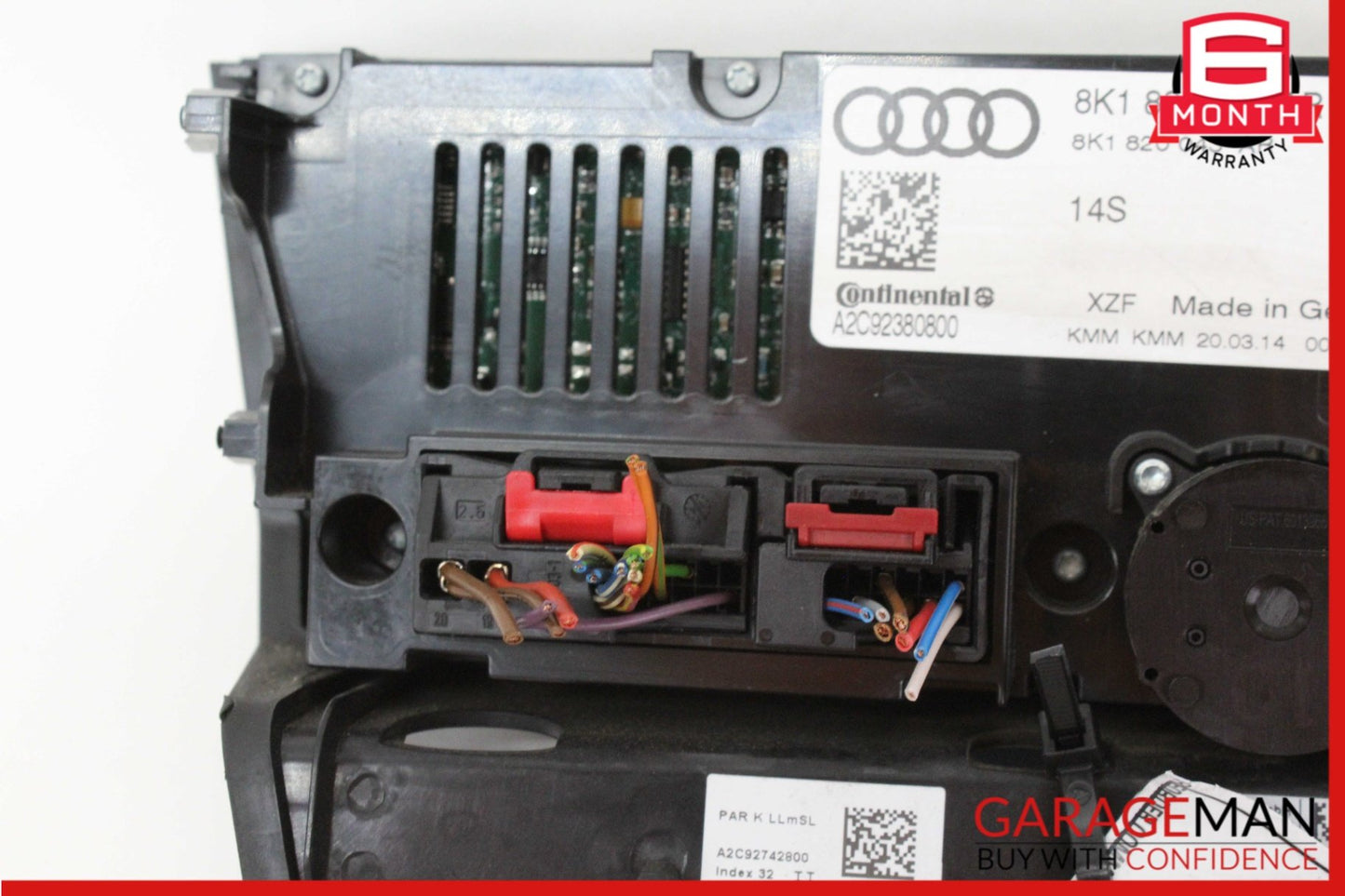 2013-2017 Audi RS5 8T Convertible AC Climate Control Panel 8K1820043AR Genuine