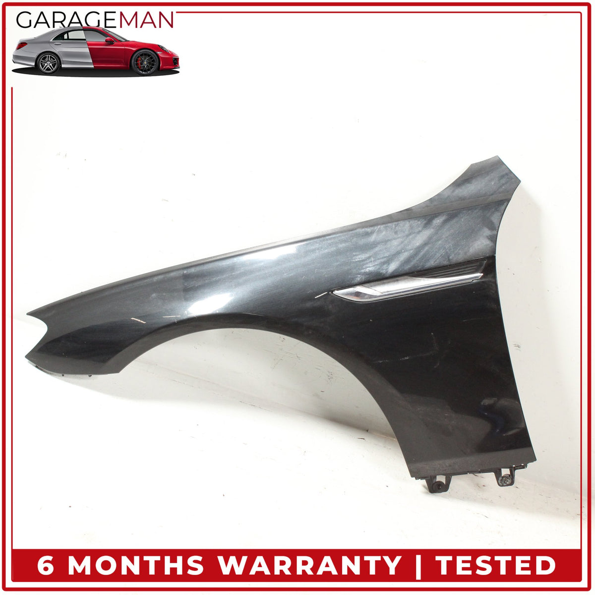 2012-2019 BMW 640i F12 Front Left Side Fender Panel Black Metallic 7230577 OEM