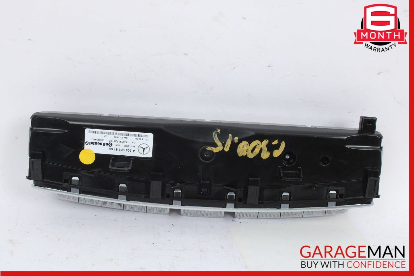 2015-2019 Mercedes-Benz C300 W205 A/C Heater Climate Control Switch 2059058105
