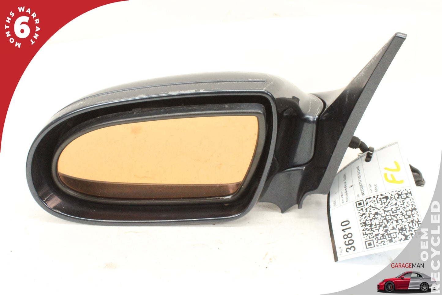 04-08 Mercedes SL500 R230 Left Door Rear View Mirror 2308100576