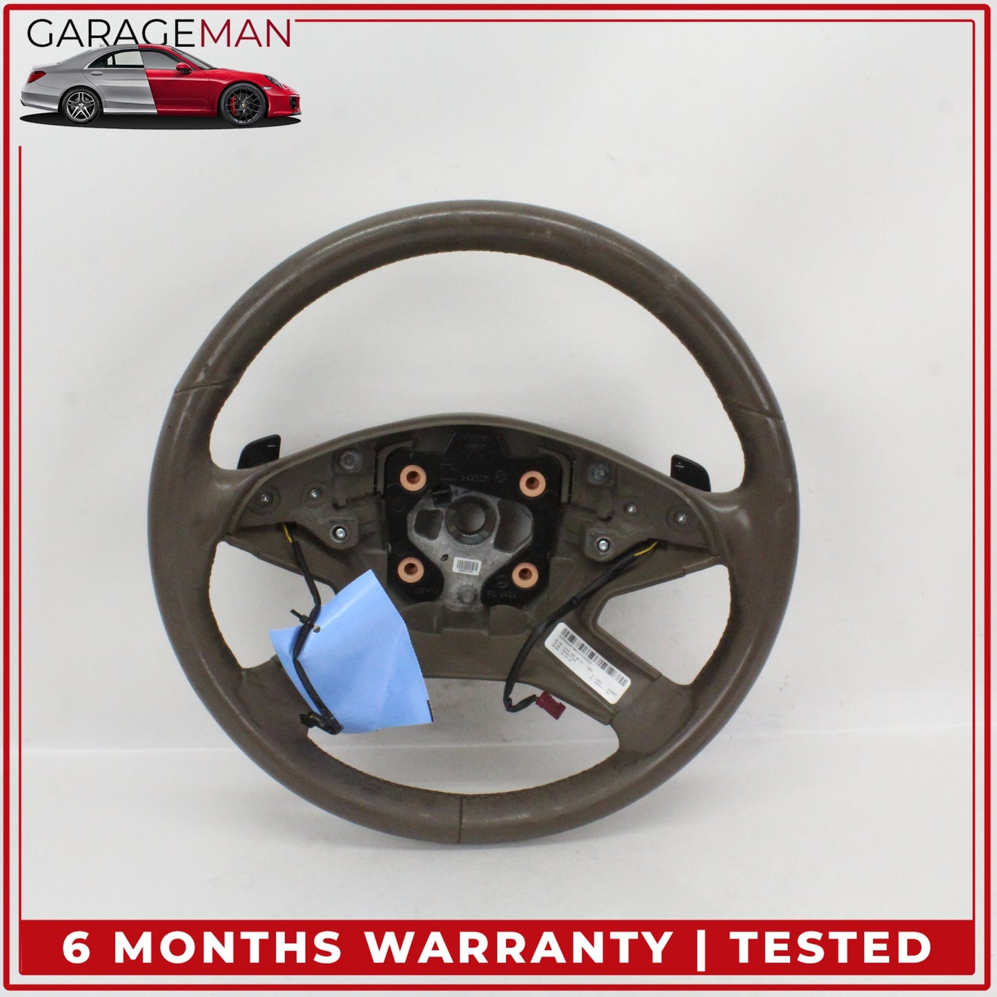 2009-2013 Mercedes W164 ML350 R350 GL550 Steering Wheel Brown 1644606903 OEM