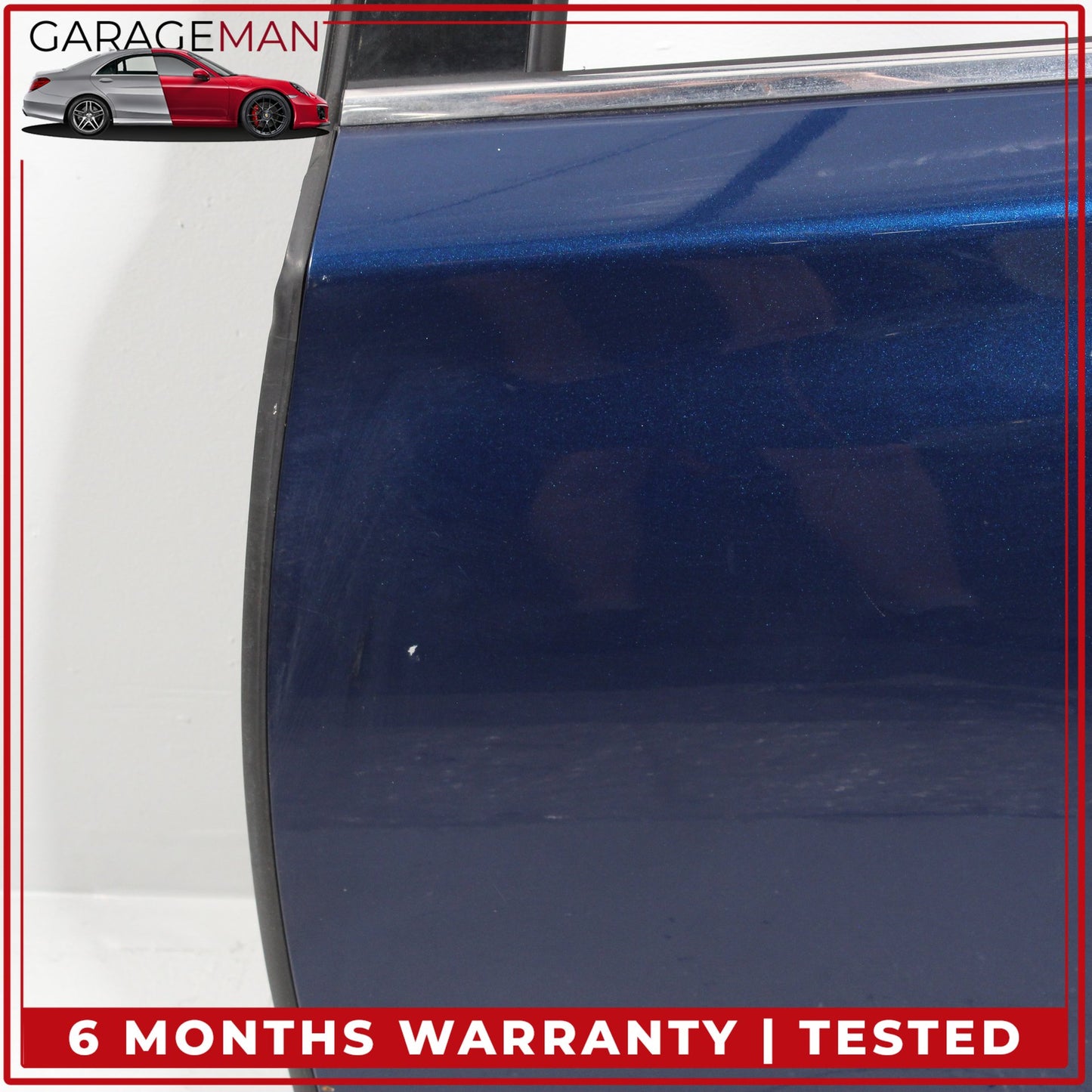 2014-2024 Infiniti Q50 V37 Rear Left Driver Side Door Shell Blue H210A4GAMA OEM