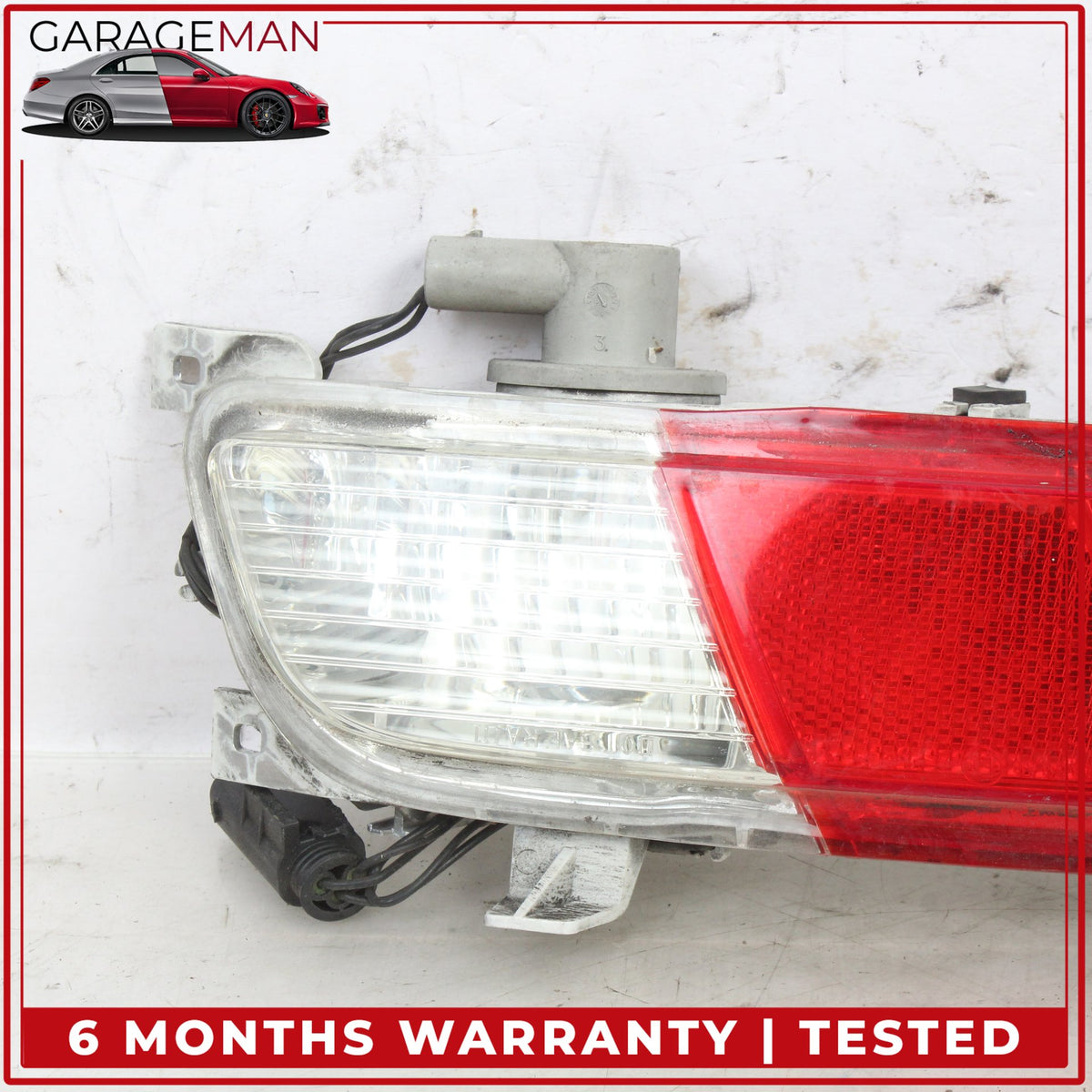 2004-2007 BMW 650i E64 Rear Left & Right Bumper Reflector Tail Light OEM