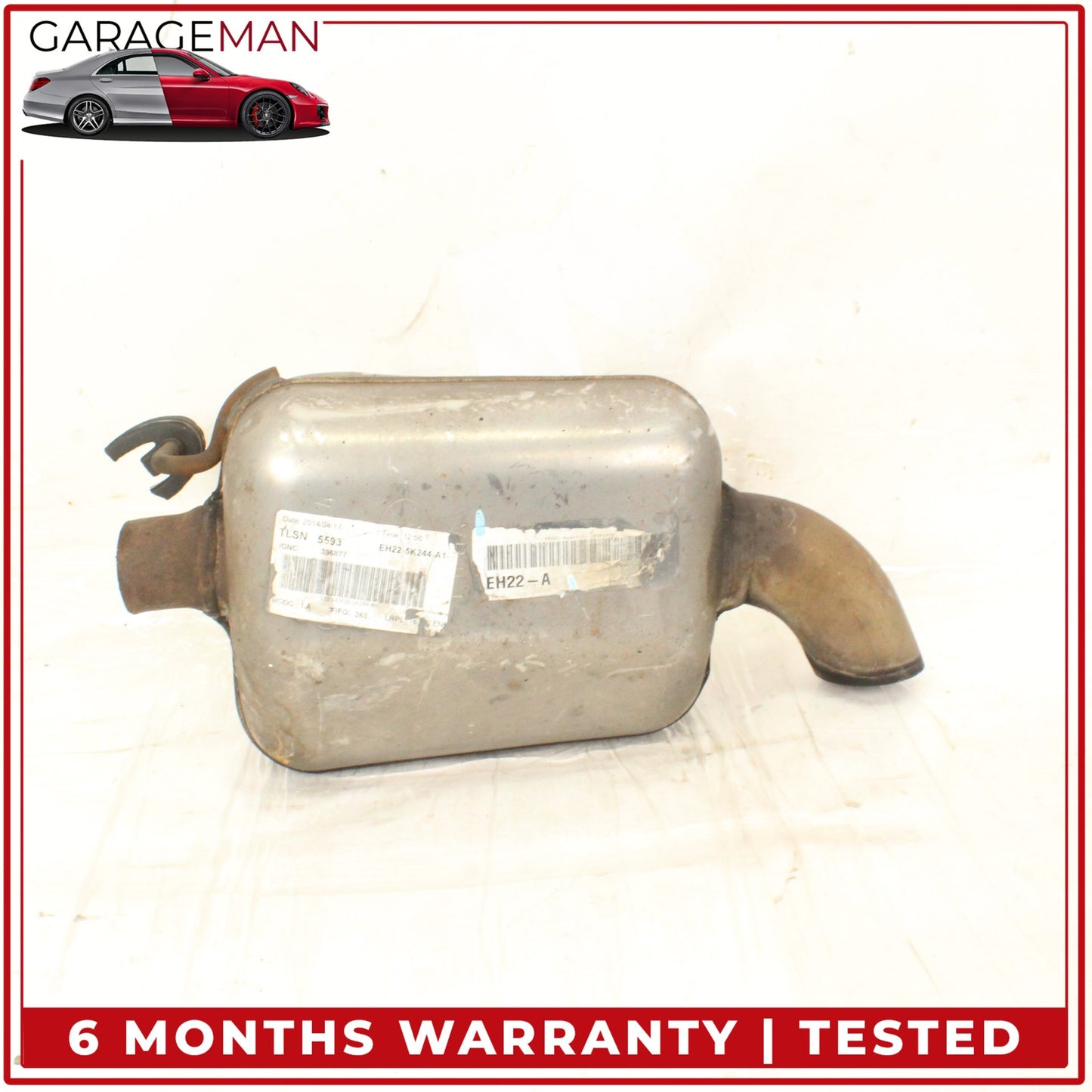 2014-2016 Land Rover LR4 L319 Rear Left and Right Side Exhaust Muffler Set OEM