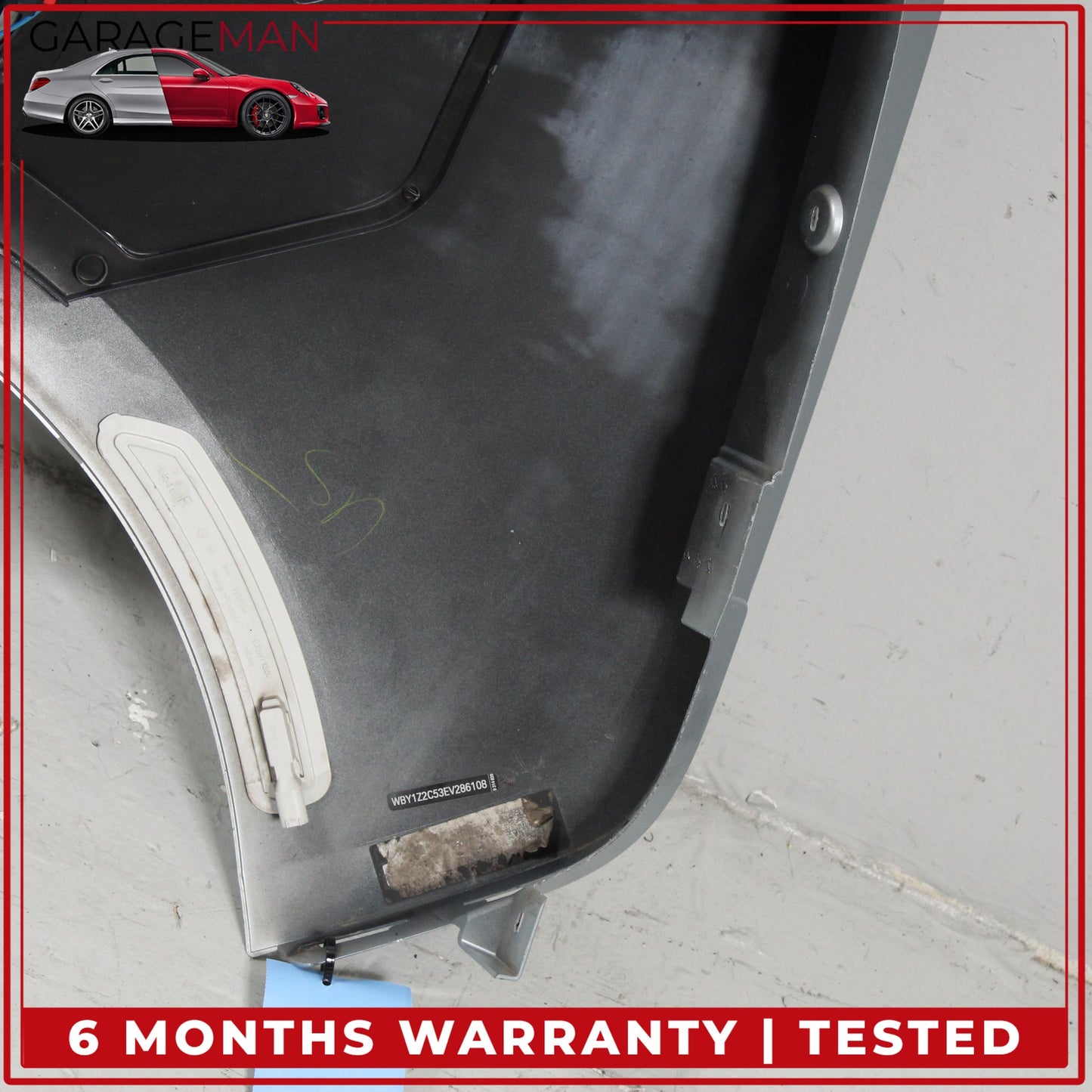 2014-2021 BMW i3 I01 Rear Right Passenger Side Quarter Panel Silver Metallic OEM