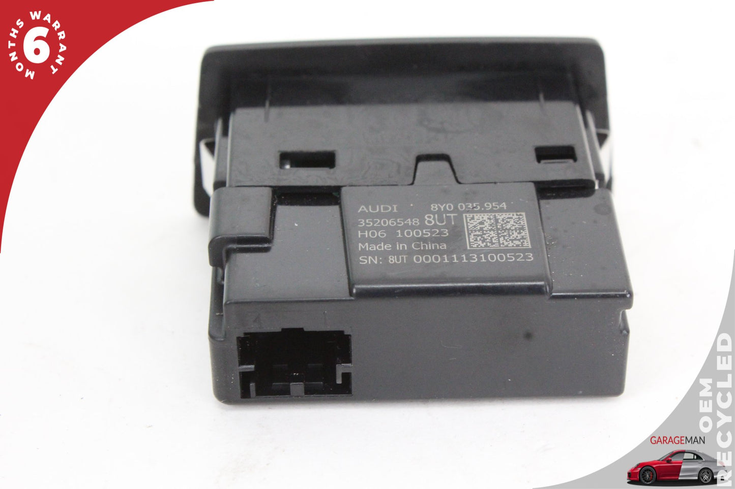 2022-2024 Audi A3 Rear Center Console Double USB-C Port 8Y0035954 OEM
