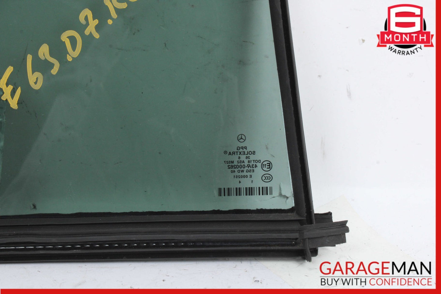 2003-2009 Mercedes-Benz E63 AMG W211 Rear Left Driver Side Quarter Window Glass