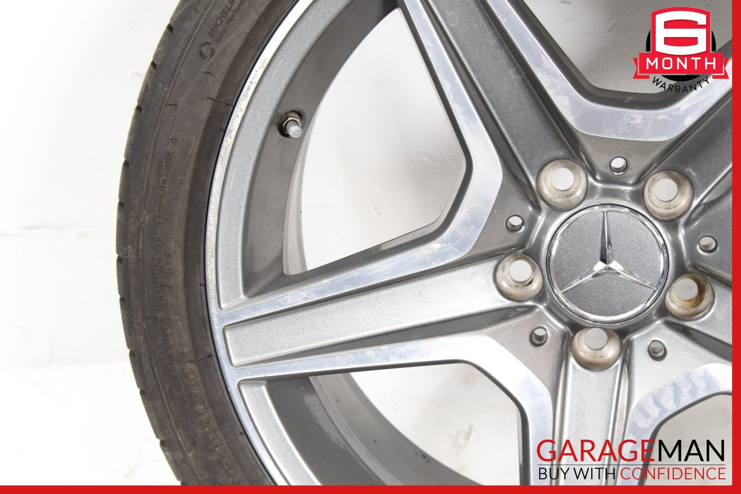 2009-2015 Mercedes W204 C300 Rear Wheel Rim w/ Tire 9JX18 H2 ET54 2044014002 OEM