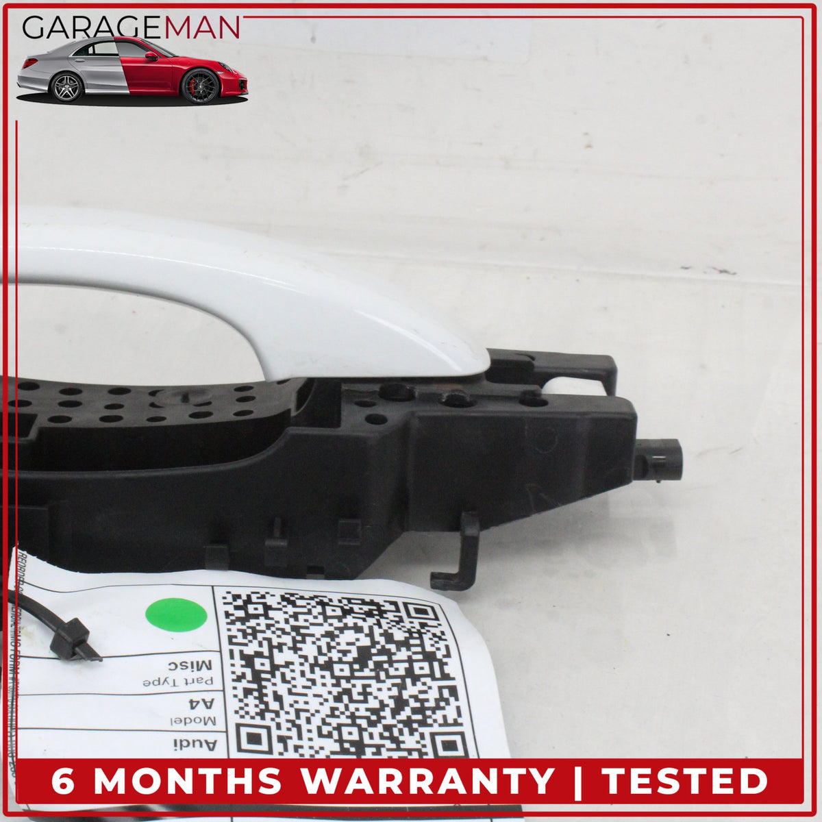 2009-2016 Audi A4 S4 A5 S5 Right Passenger Side Exterior Door Handle White OEM