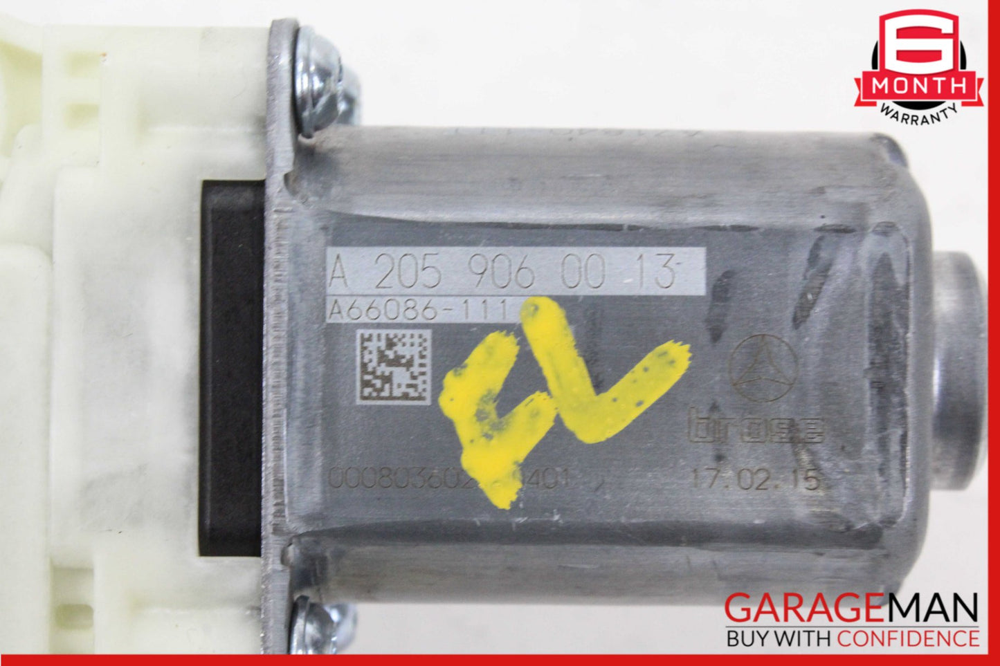 2015-2020 Mercedes-Benz C300 W205 Front Left Window Regulator Motor 2059060013