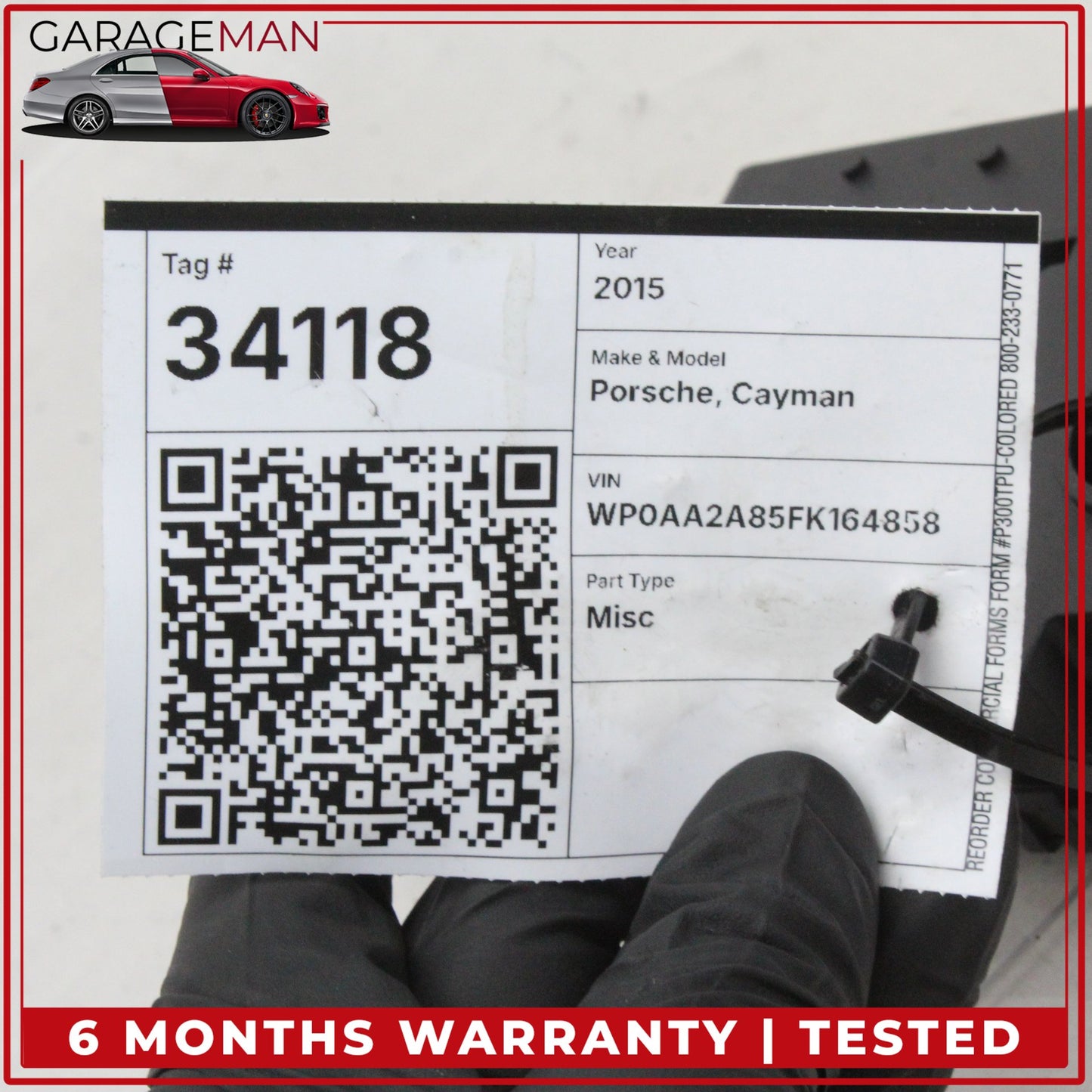2012-2019 Porsche Cayman 981 Parking Brake Control Module 99161814503 OEM