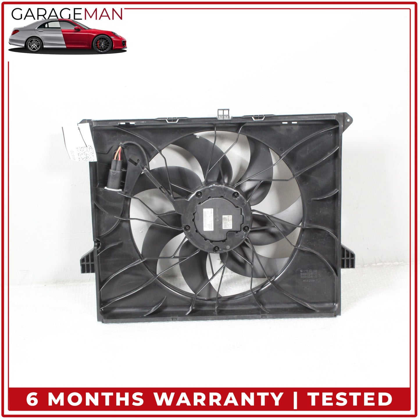 2006-2013 Mercedes W164 ML350 Engine Radiator Cooling Fan Motor Assembly OEM