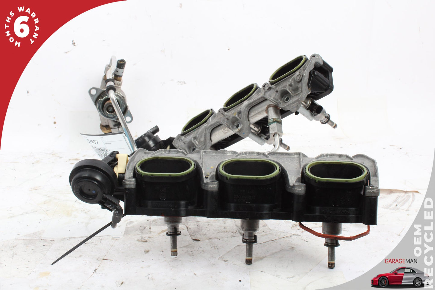 2009-2012 Audi Q5 Left and Right Lower Intake Manifold Fuel Rail w/ Injectors
