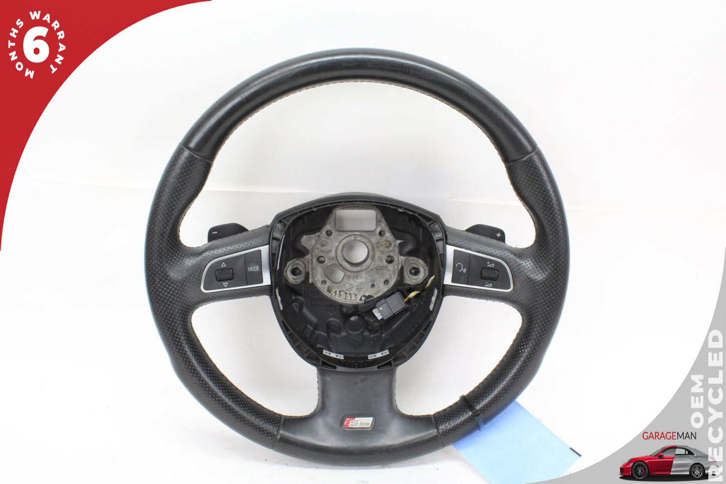 2010-2015 Audi Q7 Front Left Steering Wheel w/ Paddle Shifters 4F0419091DP OEM