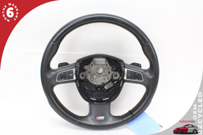 2010-2015 Audi Q7 Front Left Steering Wheel w/ Paddle Shifters 4F0419091DP OEM