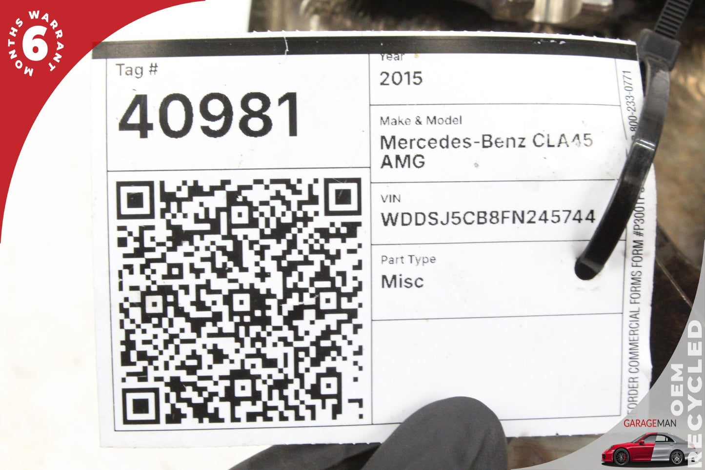 2014-2015 Mercedes-Benz CLA45 AMG w117 Sedan Turbocharger 1330900280