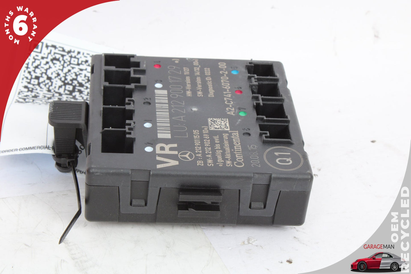 2008-2018 Mercedes W207 E400 Front Right Side Door Control Module 2129011505 OEM