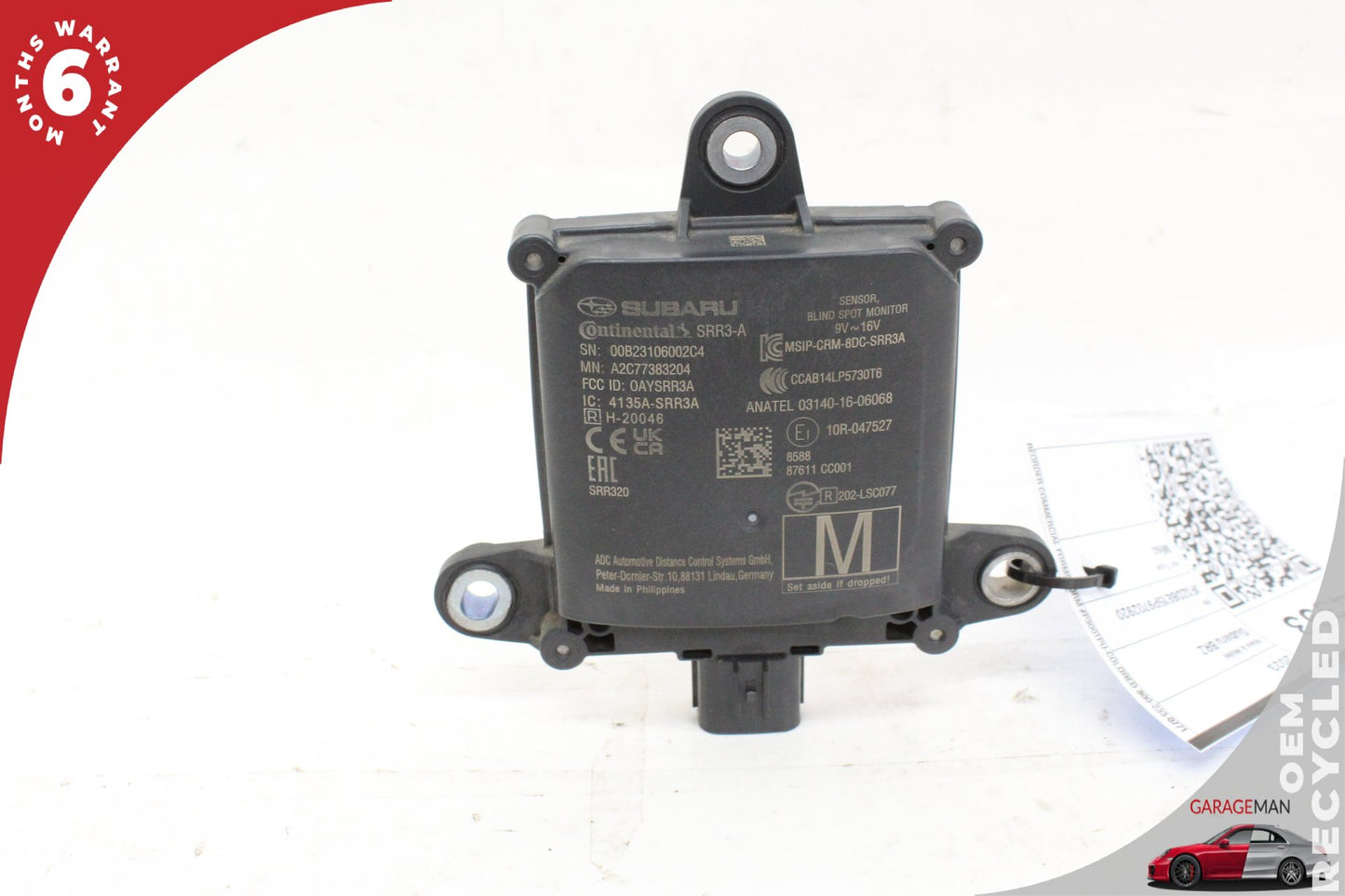 2022-2025 Subaru BRZ Toyota GR86 Blind Spot Radar Sensor Module 4135ASRR3A OEM