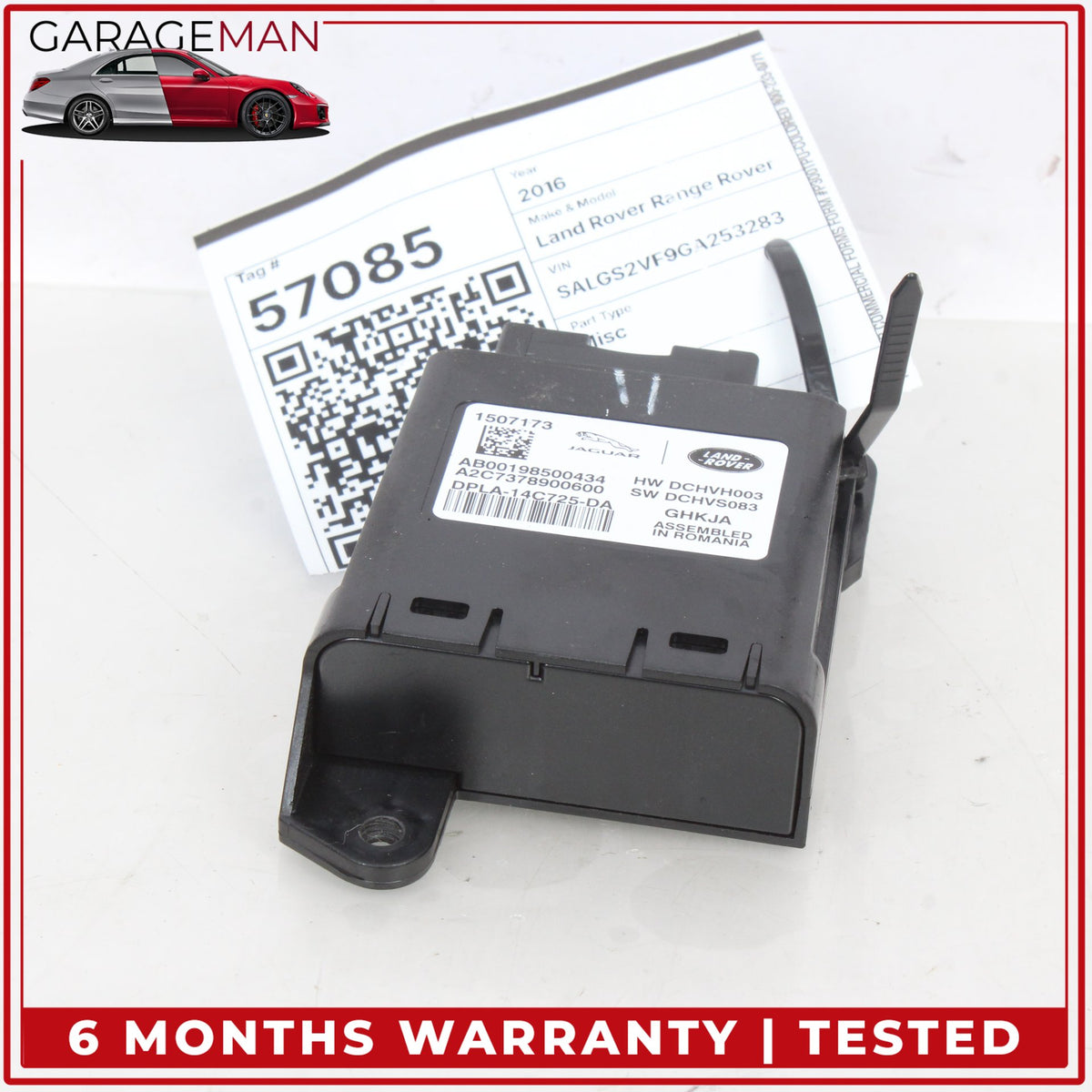 2014-2017 Range Rover L405 Front Left or Right Side Seat Heat Control Module OEM