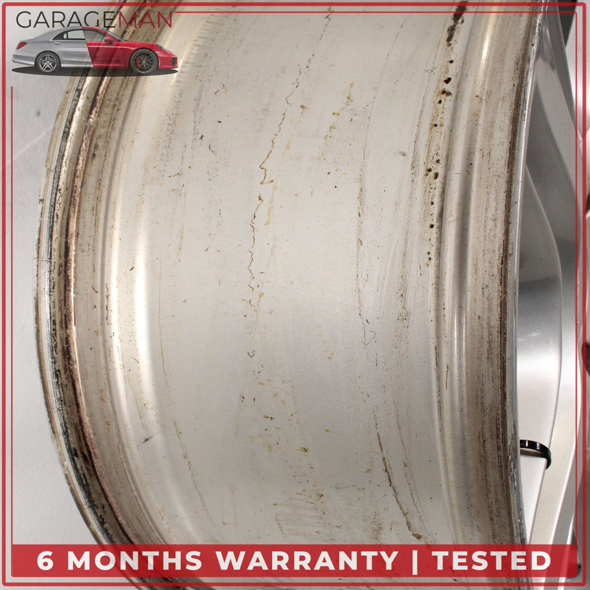 2010-2016 Porsche Panamera 970 10Jx19 ET61 Rear Wheel Rim Silver 97036216001 OEM