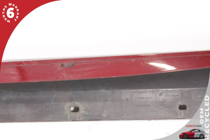 2012-2014 Mercedes W218 CLS550 CLS63 AMG Right Side Skirt Rocker Panel Red OEM
