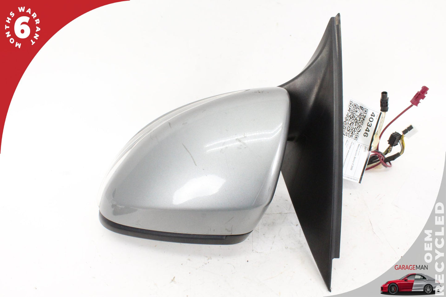 2015-2020 Mercedes W205 C300 Front Left Door Rear View Mirror w/ Blind Spot OEM