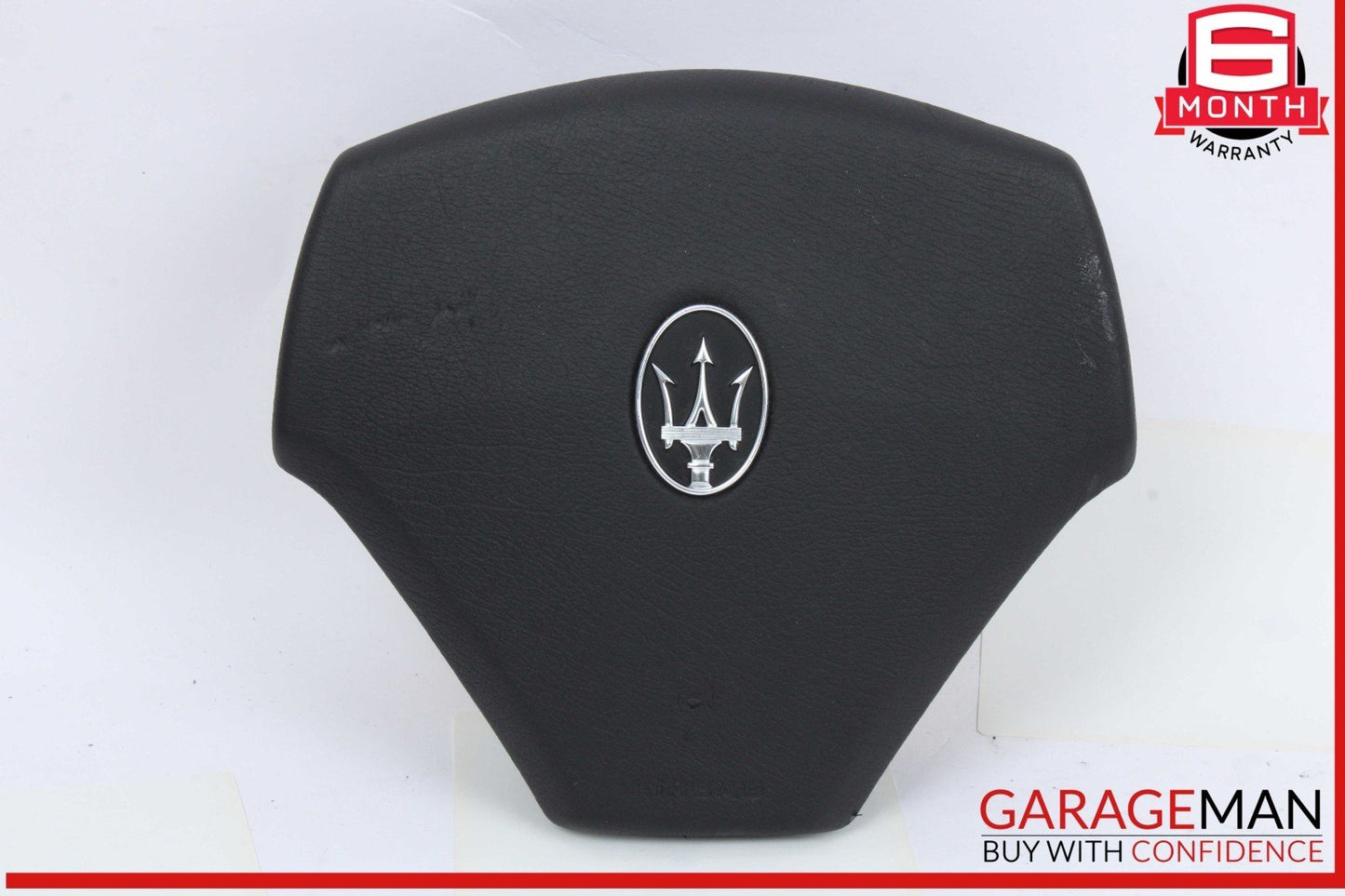 03-13 Maserati Quattroporte M139 Steering Wheel Airbag Black OEM