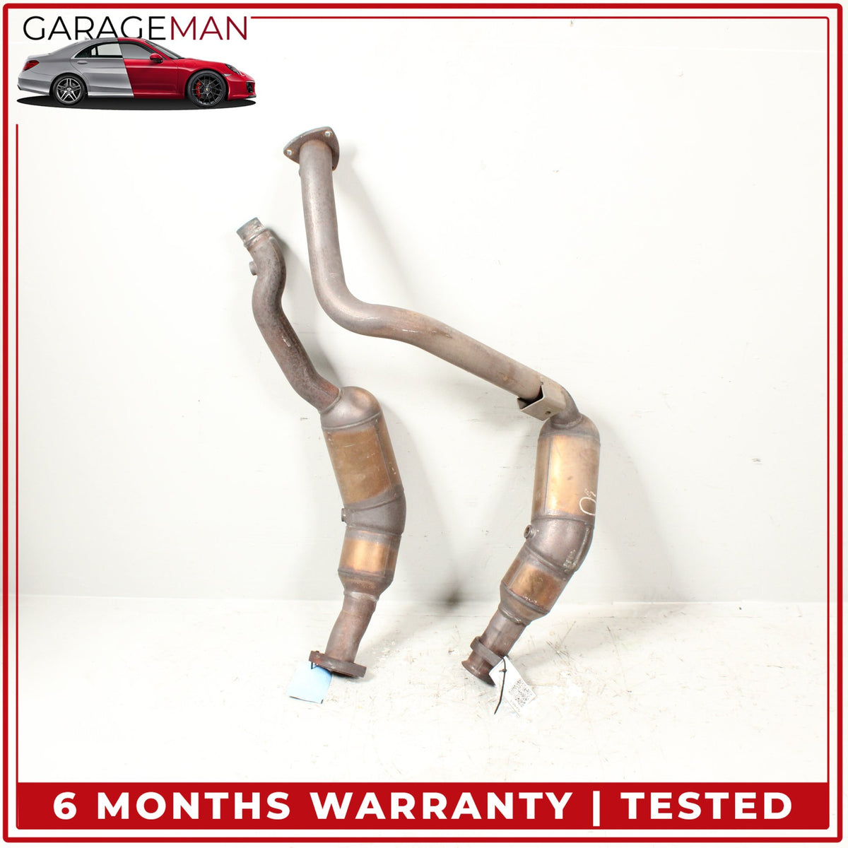 2014-2016 Land Rover LR4 L319 4WD Left & Right Exhaust Downpipe Set LR061666 OEM