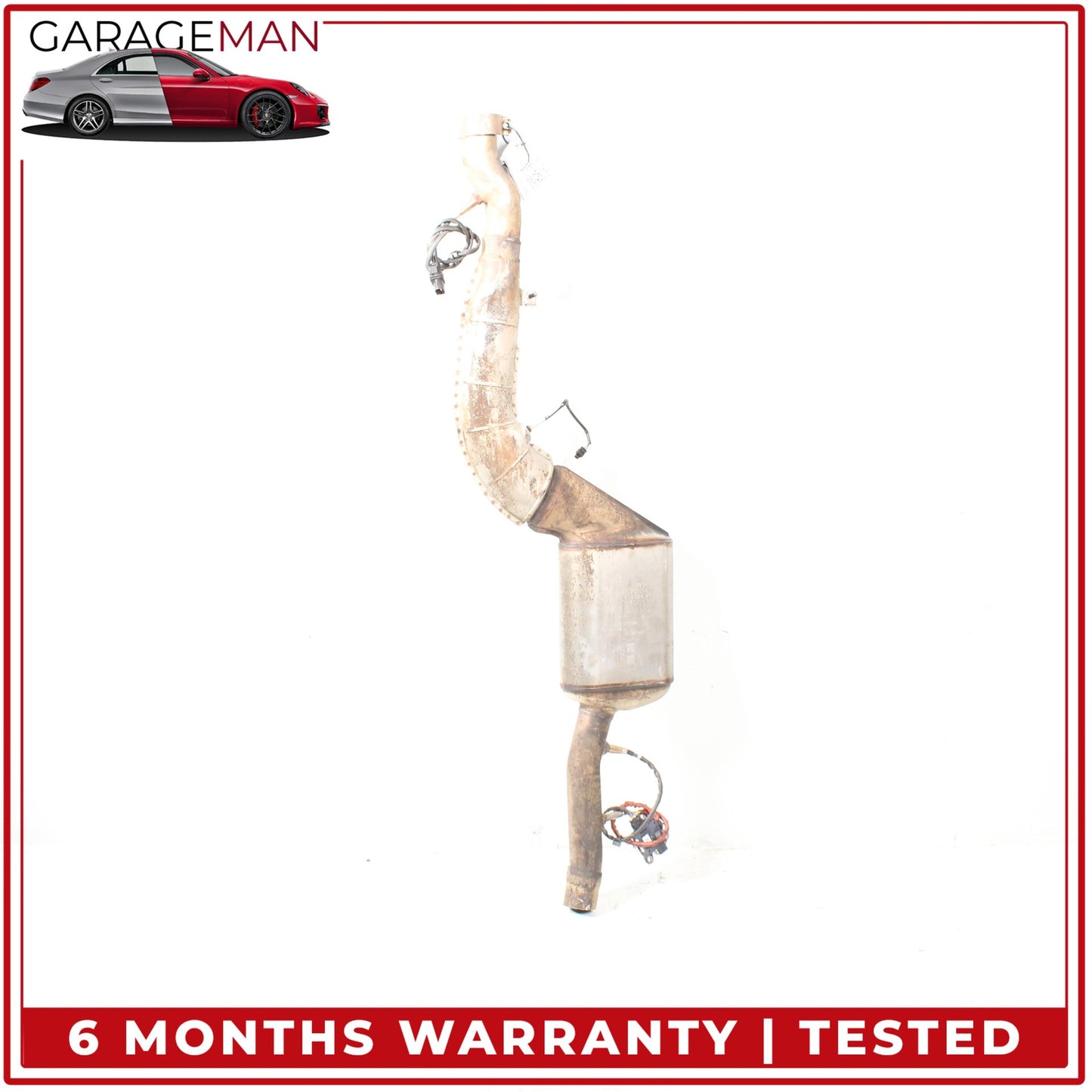 2014-2018 BMW 328d Diesel Center Exhaust Muffler Resonator Pipe 8583372