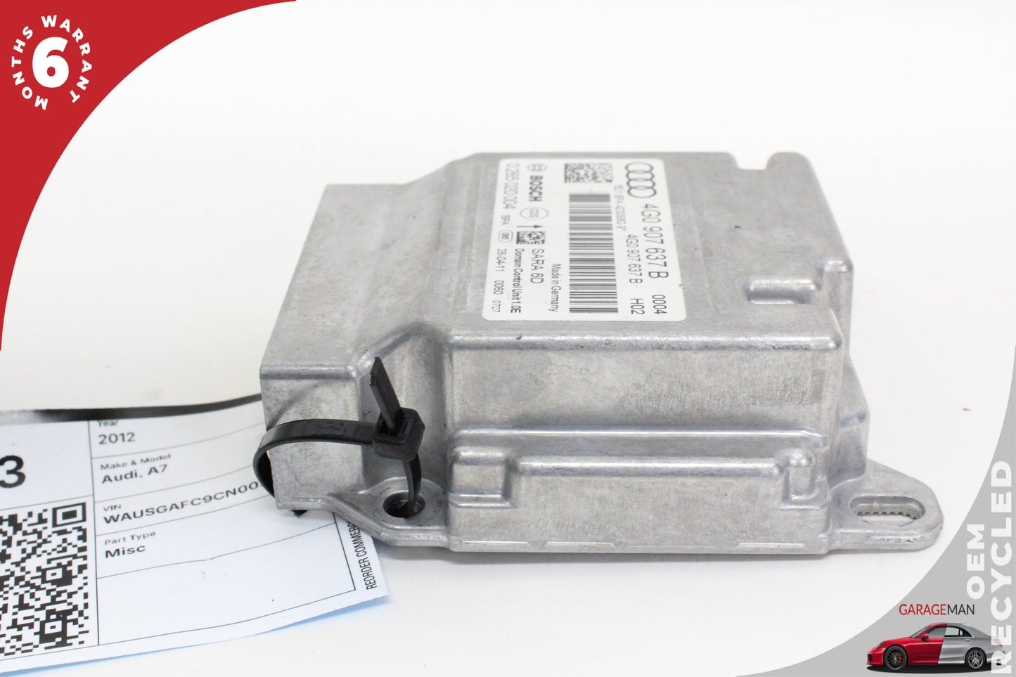 2012-2018 Audi A7 A6 Acceleration Yaw Rate Speed Sensor Module 4G0907637B OEM