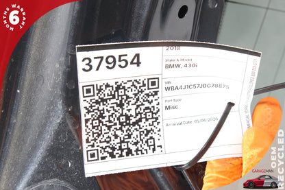 2014-2020 BMW 430i F36 Rear Trunk Lid Panel w/ Window Glass Gray 7347927 OEM