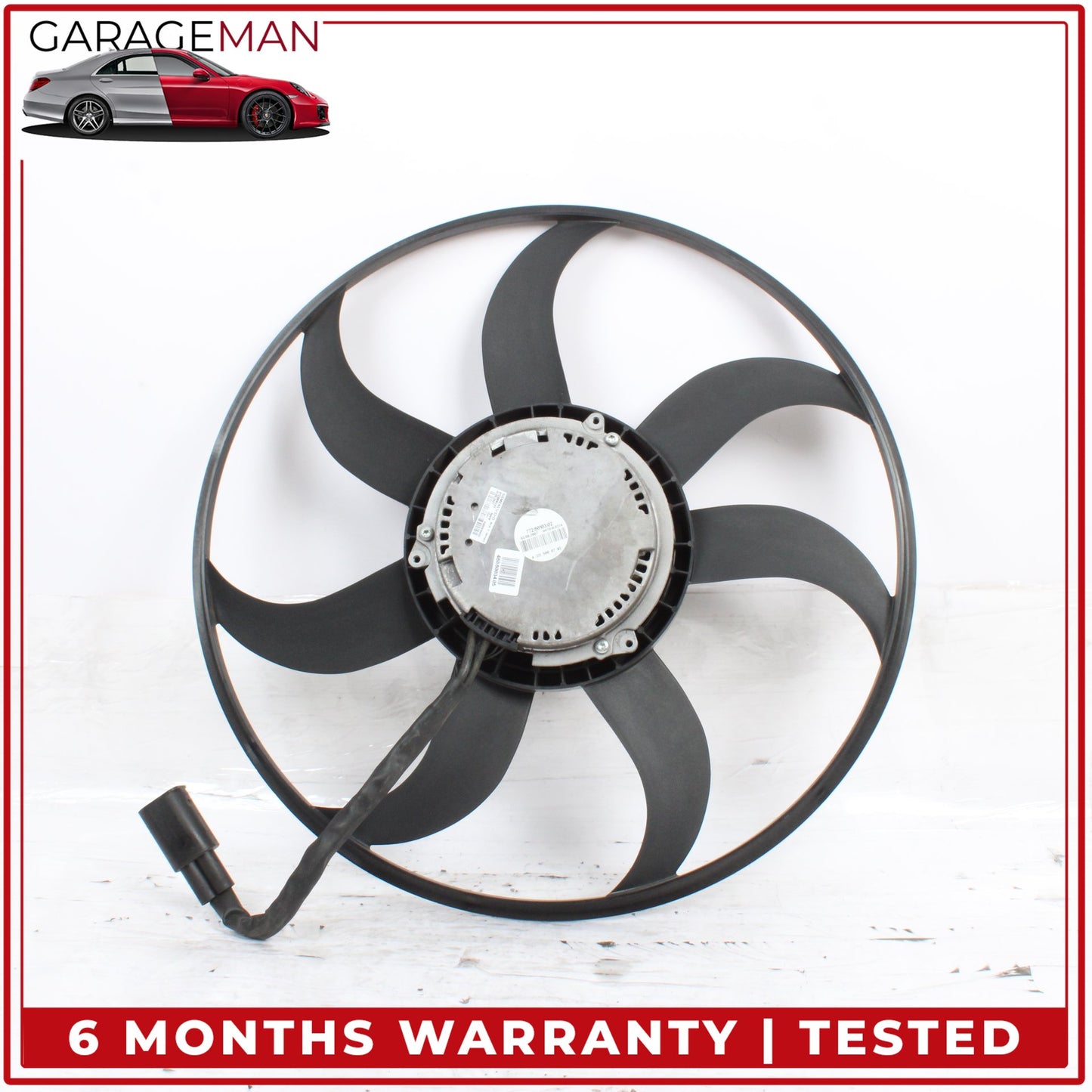 2007-2013 Mercedes W221 S550 Engine Cooling Fan Blade w/ Motor 2215000793 OEM