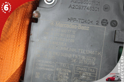 17-19 Mercedes-Benz E400 W213 AWD Bluetooth Telematic Control Module 2139007712 OEM