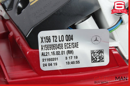2015-2020 Mercedes-Benz GLA250 X156 Rear Right Inner Tail Light Taillight Lamp