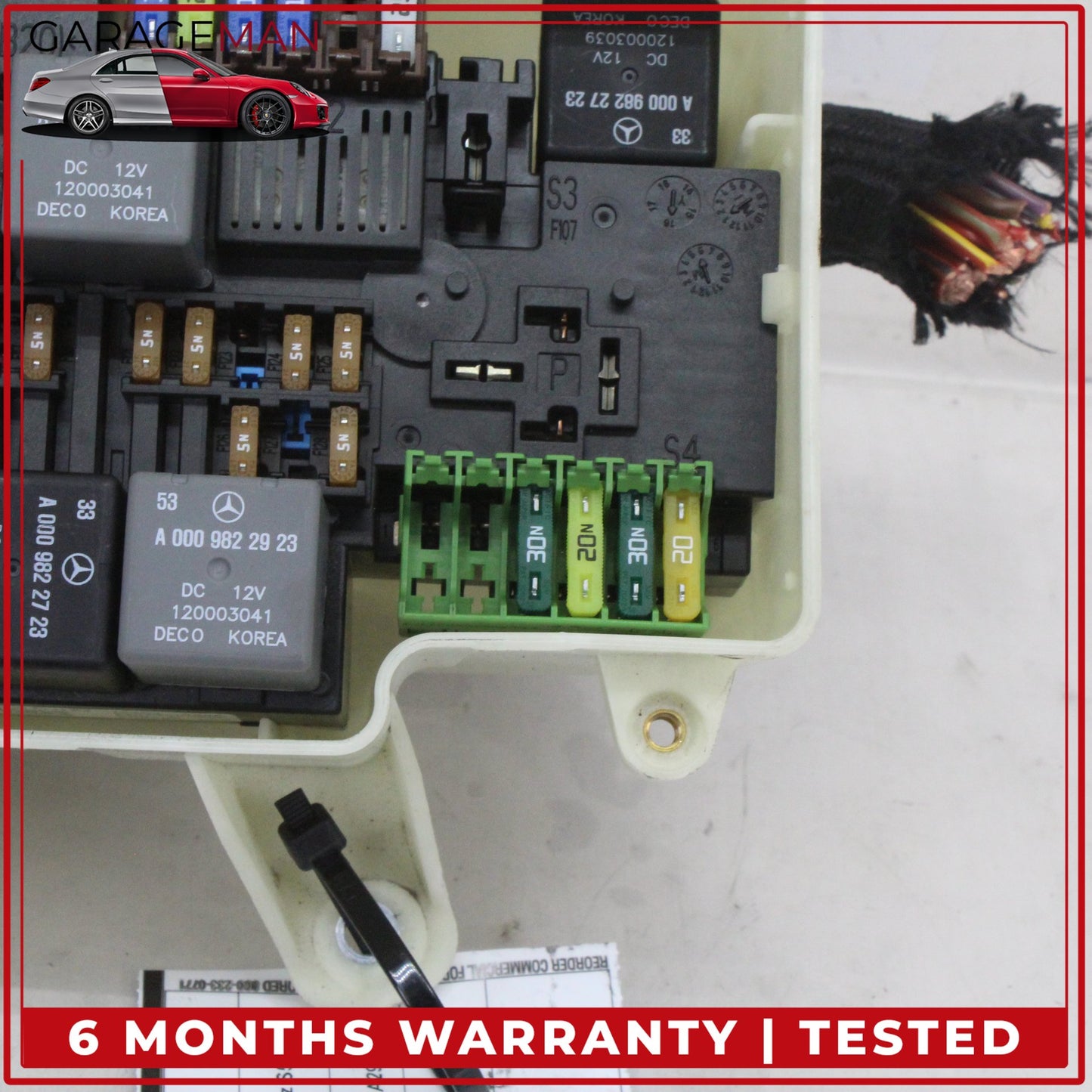 2014-2017 Mercedes W222 S550e Front Engine Fuse Box Relay 2225400024 OEM