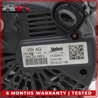 2019-2025 Audi Q3 Quattro Volkswagen Alternator Generator 140A 06K903026C OEM
