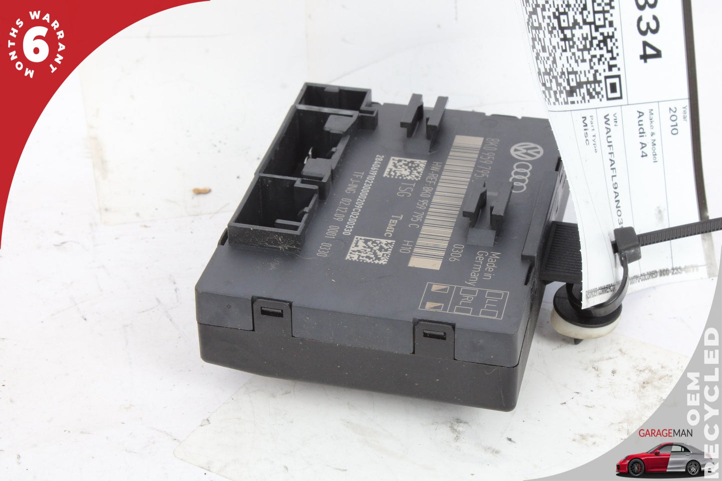 2009-2016 Audi A4 Rear Left or Right Side Door Control Module Unit 8K0959795C