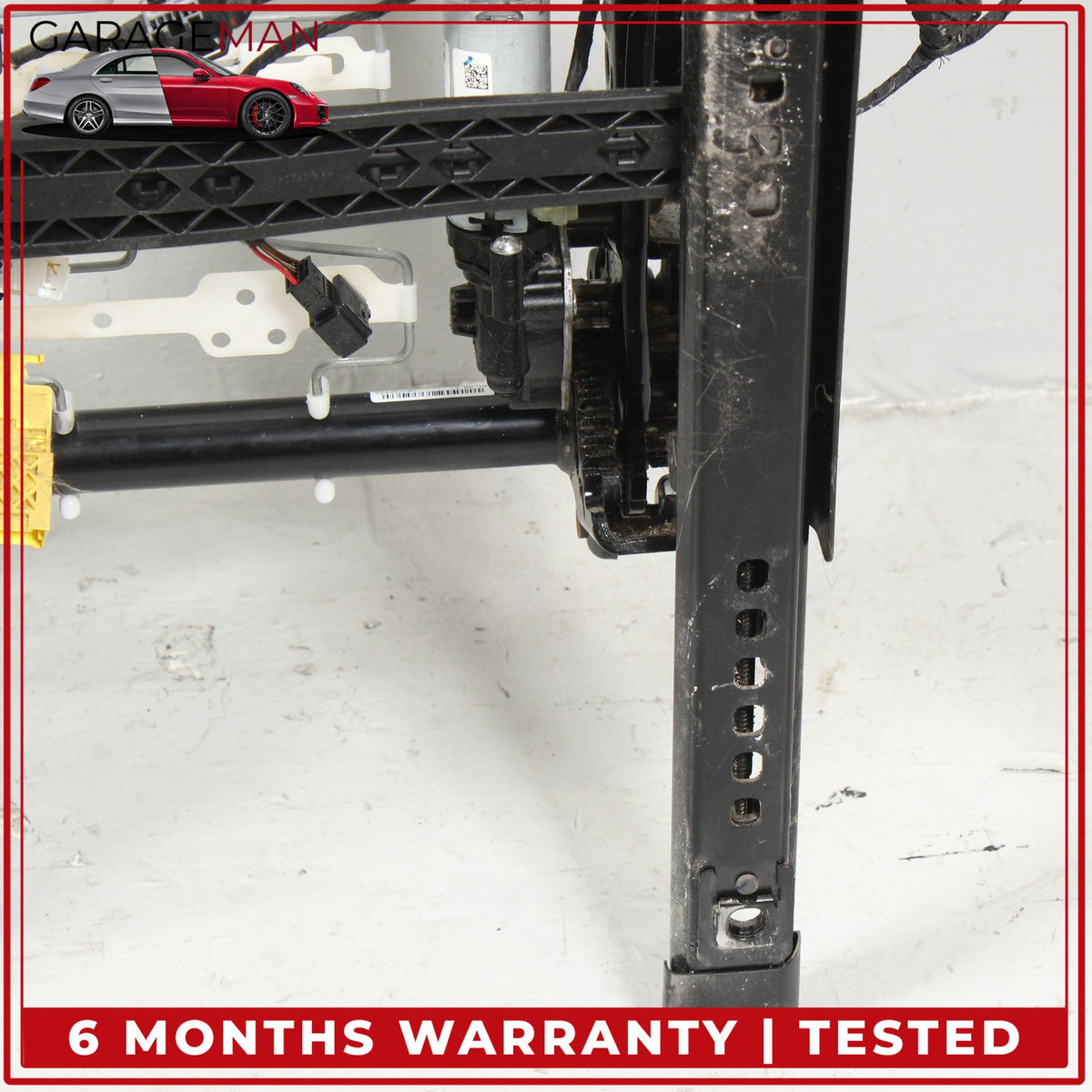 2012-2020 BMW 328i F30 Front Left Seat Track Rail Frame w/ Motors 7243527 OEM