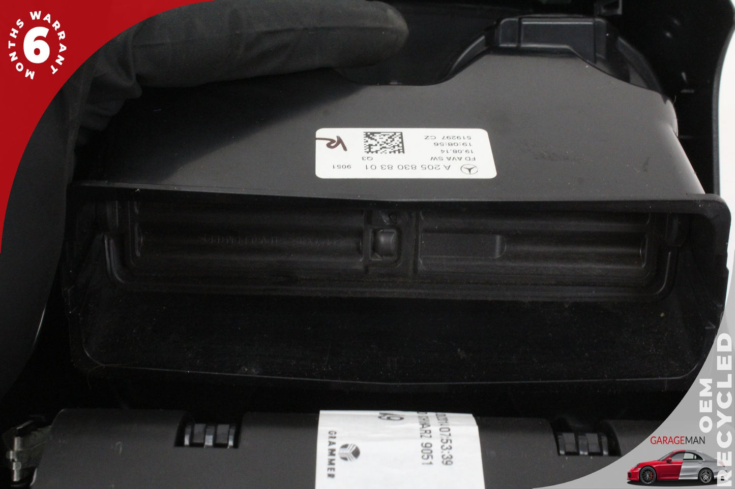 2015-2020 Mercedes W205 C300 C350e Rear Center Console A/C Air Vent Trim OEM