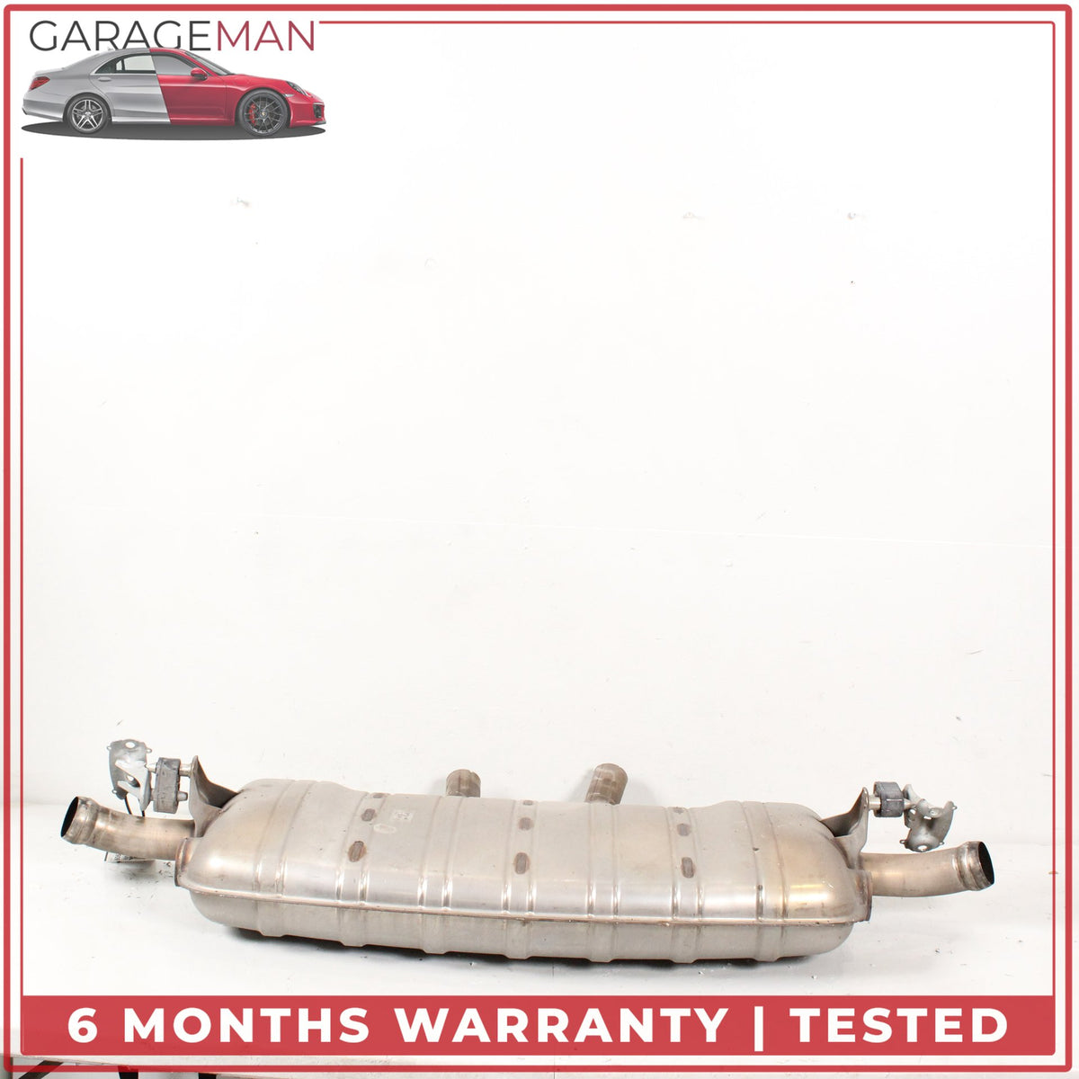 2016-2018 Porsche Cayenne 958 3.6L Rear Dual Exhaust Muffler 95811191005 OEM