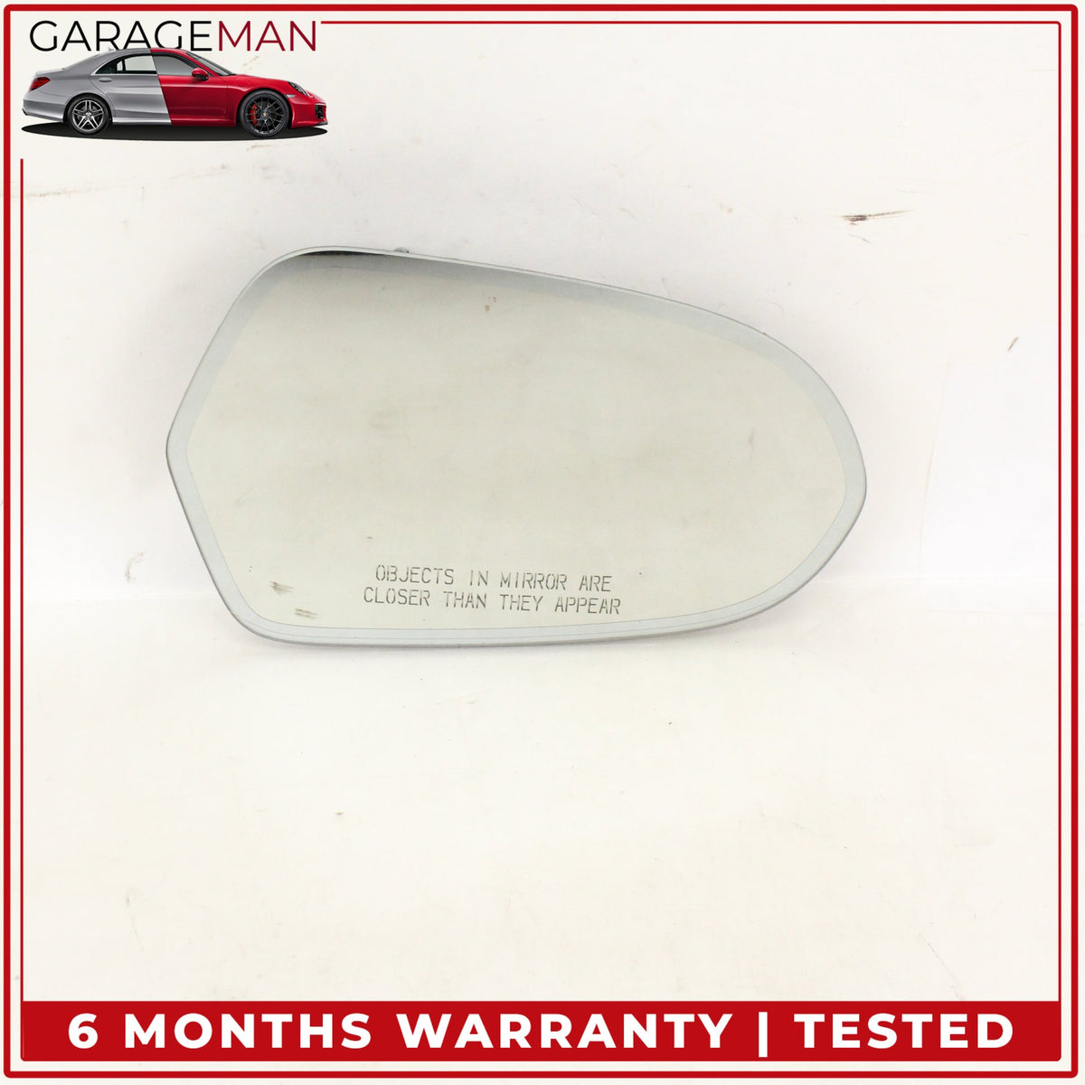 2012-2018 Audi A6 S6 Front Right Side Door Rear View Mirror Glass 4G0857536E OEM