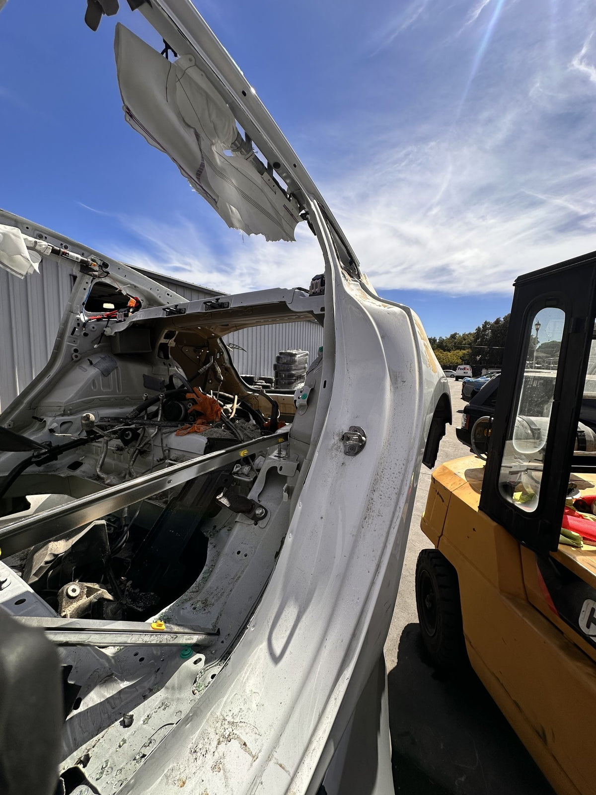2017-2023 Tesla Model 3 Rear Left Side Quarter Frame Body Panel Pearl White OEM