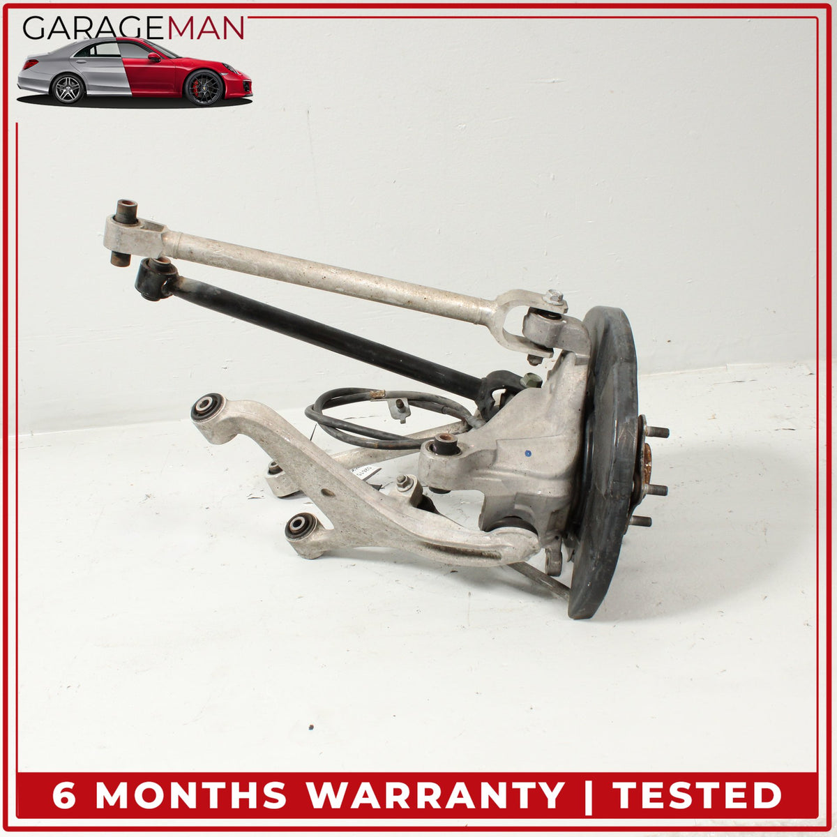 2014-2024 Infiniti Q50 V37 4WD Rear Left Spindle Knuckle Wheel Hub w/ Arms OEM