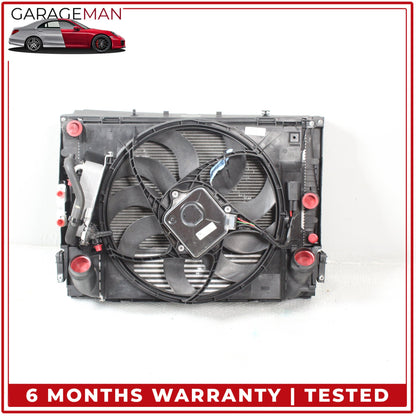2012-2016 BMW 428i F36 Engine Radiator Cooling Fan Motor Assembly 8641947