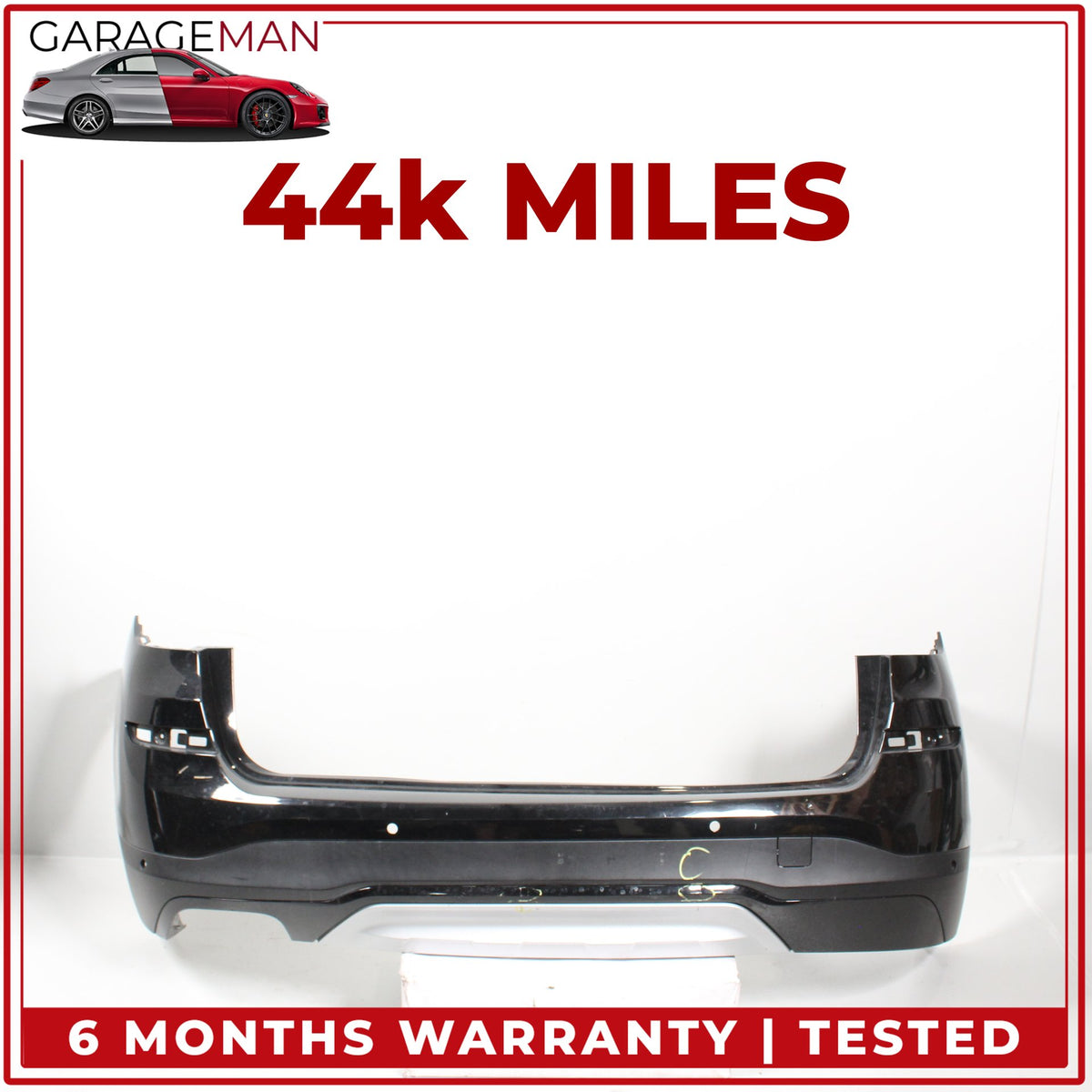2011-2017 BMW X3 F25 SUV Rear Bumper Cover Panel w/o PDC Black 7392992 OEM