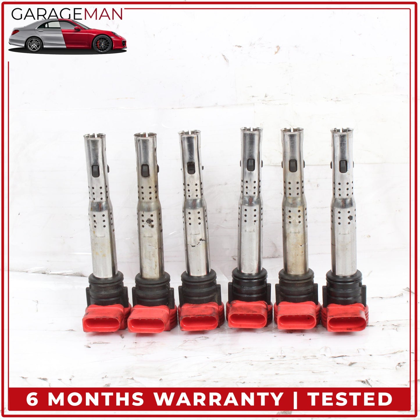 2005-2019 Audi A6 A7 A8 Quattro Ignition Coils Set of 6 Pc 06E905115 OEM